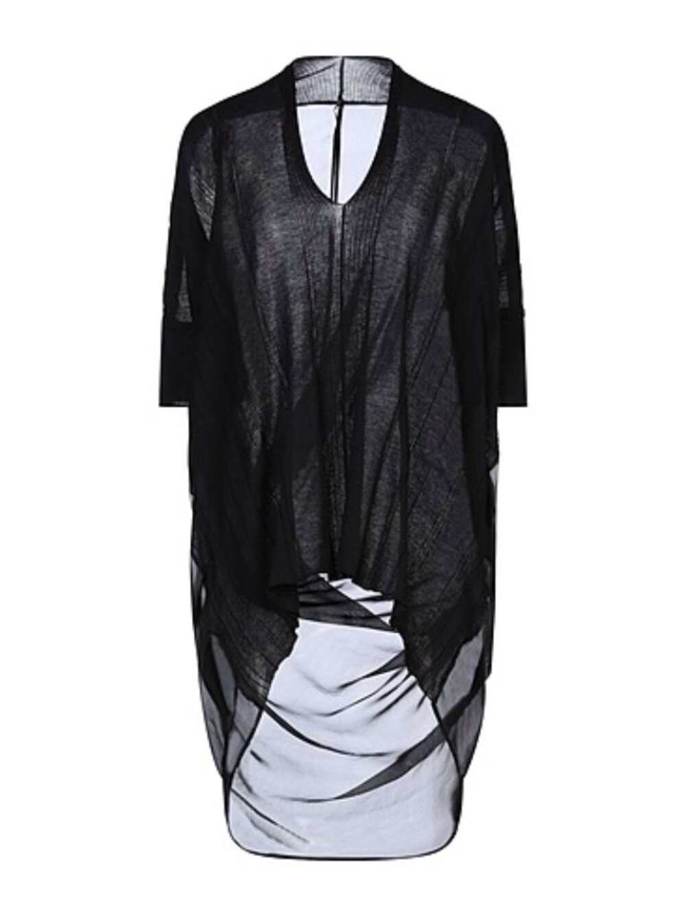 Masnada V-neck long-sleeve blouse